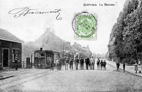 carte postale ancienne de Quiévrain La Douane