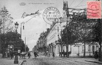 carte postale ancienne de Charleroi Rue du Ravin
