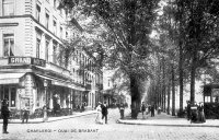 carte postale ancienne de Charleroi Quai de Brabant