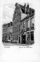 carte postale ancienne de Tournai Maison des Brasseurs