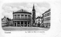 carte postale ancienne de Tournai La salle de fÃªtes et concerts