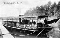 carte postale ancienne de Charleroi Le Bateau Touriste