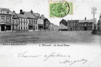 carte postale ancienne de Péruwelz La Grand'Place