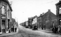 carte postale ancienne de Trazegnies Rue de Gosselies