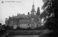 carte postale ancienne de Trazegnies Château Aile gauche