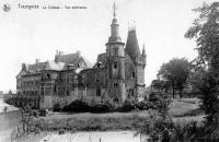 carte postale ancienne de Trazegnies Le Château Vue extérieure