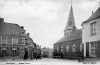 carte postale ancienne de Dottignies Grand'Place