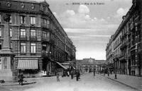 carte postale ancienne de Mons Rue de la Station