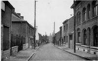 carte postale ancienne de Elouges Rue du peuple