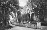 carte postale ancienne de Chimay Château de Chimay - Vue du côté du parc