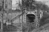 carte postale ancienne de Enghien L'ancien pont de la Dodane
