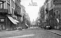 carte postale ancienne de Charleroi Rues Charles II et de la Montagne