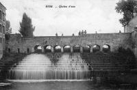 carte postale ancienne de Hyon Chutes d'eau