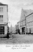 carte postale ancienne de Enghien Rue d'Hoves (ancien hôpital)