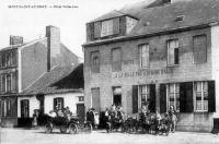 carte postale ancienne de Mont-Saint-Aubert Hôtel Belle-vue