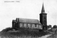 carte postale ancienne de Mont-Saint-Aubert L'Ã©glise