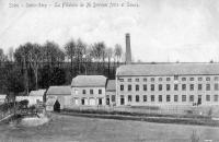 carte postale ancienne de Solre-Saint-Géry La filature de M. Devous frère et soeurs