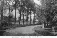 carte postale ancienne de Mont-Saint-Aubert La route de Tournay