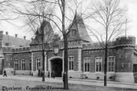 carte postale ancienne de Charleroi Caserne des chasseurs