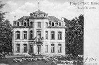 carte postale ancienne de Tongre-Notre-Dame Château du jardin