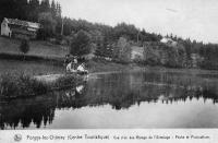 carte postale ancienne de Forges-lez-Chimay Vue d'un des Etangs de l'Ermitage - Pêche et Pisciculture