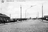 carte postale ancienne de Marcinelle Le Nouveau Pont