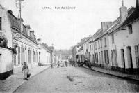 carte postale ancienne de Lens Rue du Séwoir