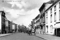 carte postale ancienne de Soignies Rue de la Station