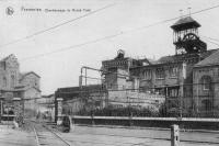 carte postale ancienne de Frameries Charbonnage du Grand Trait