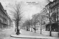 carte postale ancienne de Charleroi Boulevard Audent