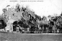 carte postale ancienne de Quaregnon Grotte N.D. de Lourdes à Monsville