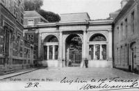 carte postale ancienne de Enghien L'entrée du Parc