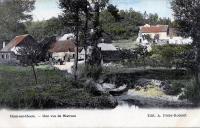 carte postale ancienne de Ham-sur-Heure Une vue de Biatrooz