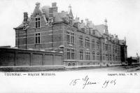 carte postale ancienne de Tournai Hôpital militaire
