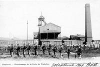 postkaart van Charleroi Charbonnage de la Porte de Waterloo