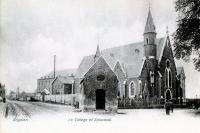 carte postale ancienne de Enghien Le collège et épiscopal