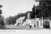 carte postale ancienne de Bonsecours Route de Condé