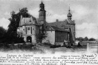carte postale ancienne de Trazegnies Château de Trazegnies
