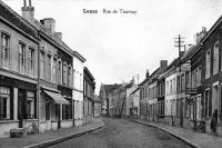 carte postale ancienne de Leuze-en-Hainaut Rue de Tournay