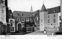 carte postale ancienne de Chimay Place du Chapitre