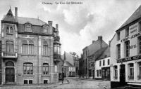 carte postale ancienne de Chimay La rue des Ormeaux