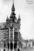 carte postale ancienne de Morlanwelz La tour de l'hôtel de ville