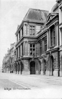 carte postale de Liège Le Conservatoire