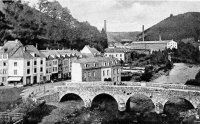 carte postale ancienne de Malmedy Ueberbrück - Outrelepont