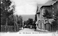 carte postale ancienne de Spa Villa Reussens. Boulevard Marie-Henriette.