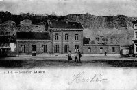 carte postale ancienne de Poulseur La Gare