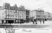 carte postale ancienne de Liège Place Saint-Lambert