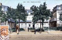 carte postale ancienne de Spa Palais de la Reine