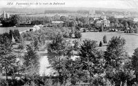 carte postale ancienne de Spa Panorama pris de la route de Balmoral