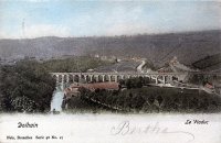 carte postale ancienne de Dolhain Le Viaduc